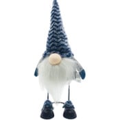Wholesale - 5.5x3.9x12.2" Fabric Gnome wShaking Metal Body Blue C/P 24